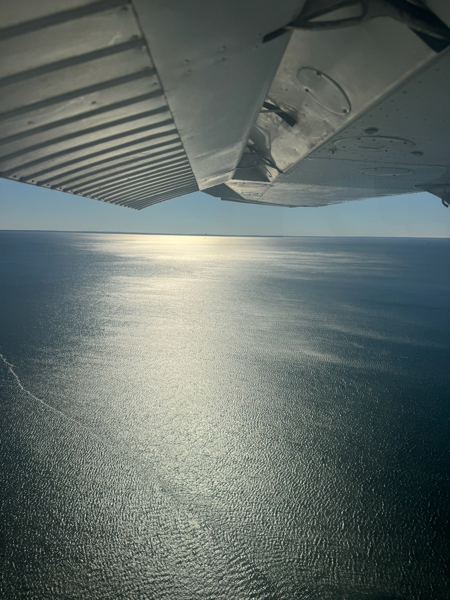 Atlantic Ocean aerial view